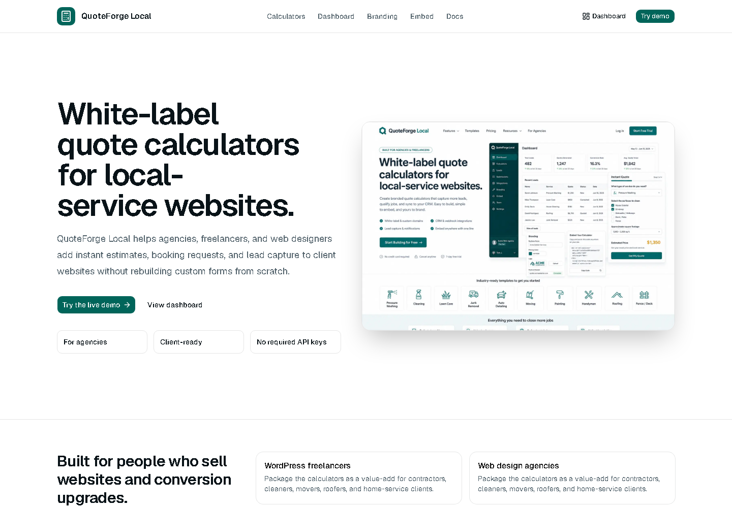 QuoteForge Local screenshot